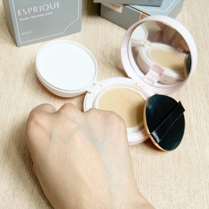 アクアリースキンウェア/ESPRIQUE/クッションファンデーションを使ったクチコミ(6枚目)