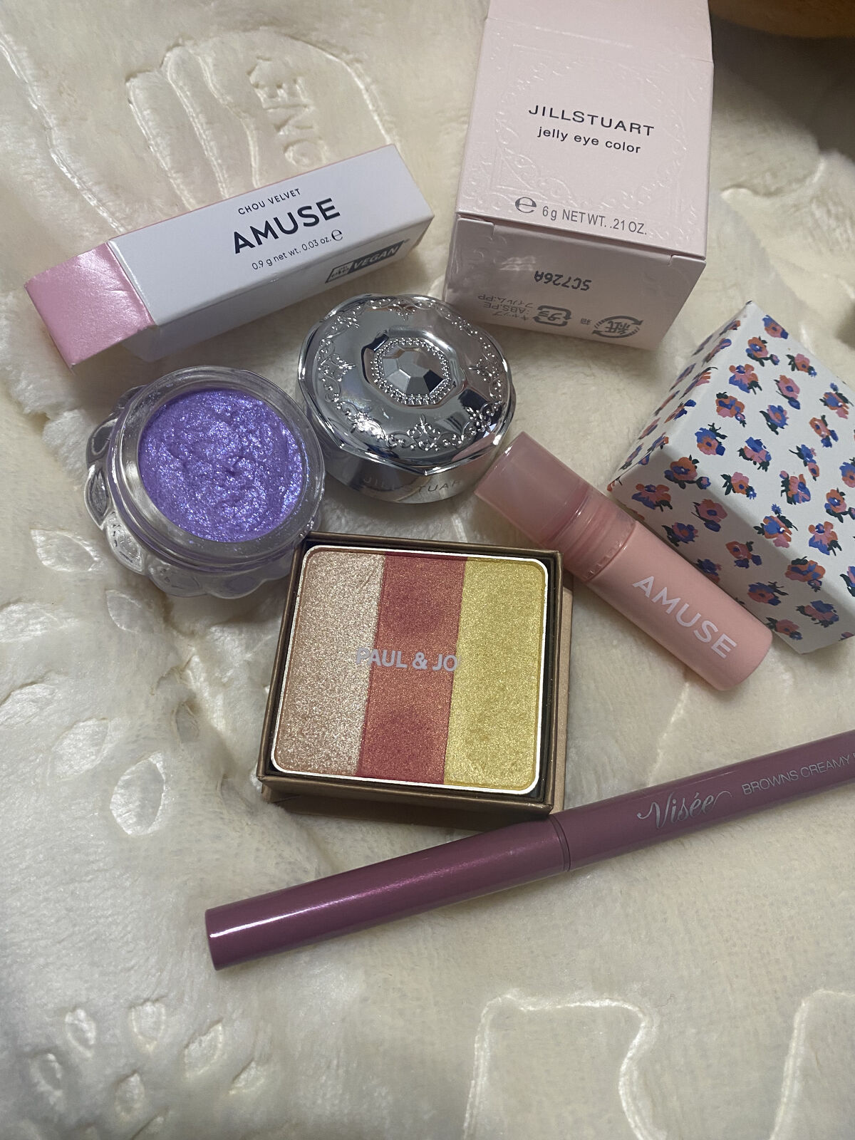 アイカラー CS(1/5限定発売) 124 マーマレード ＆ サンシャイン/PAUL & JOE BEAUTE/アイシャドウパレットを使ったクチコミ（1枚目）