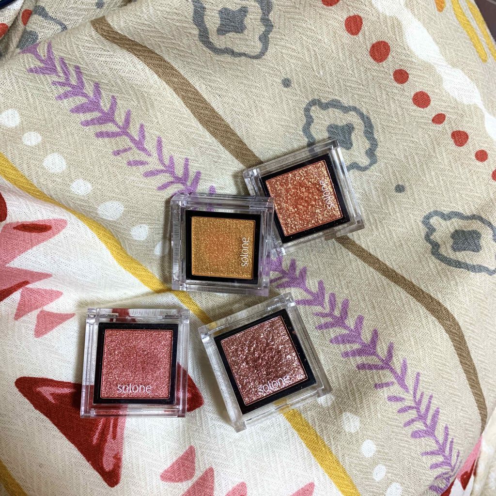 SOLONE EYESHADOW/solone/単色アイシャドウを使ったクチコミ（2枚目）