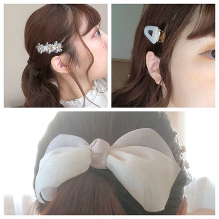 ヘアアクセサリー/セリア/ヘアアクセサリーを使ったクチコミ(10枚目)