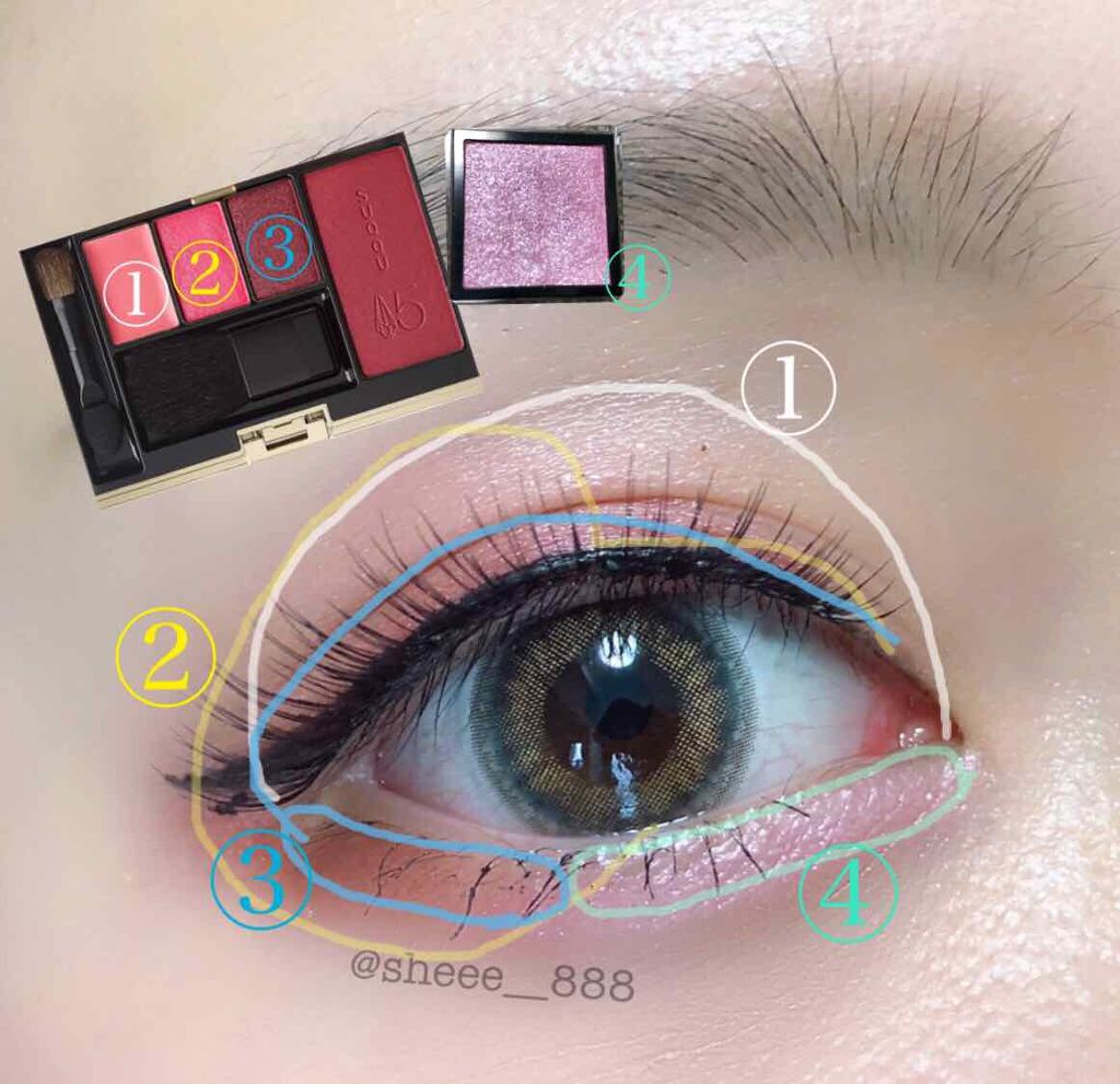 アディクション ザ アイシャドウ/ADDICTION/単色アイシャドウを使ったクチコミ(4枚目)