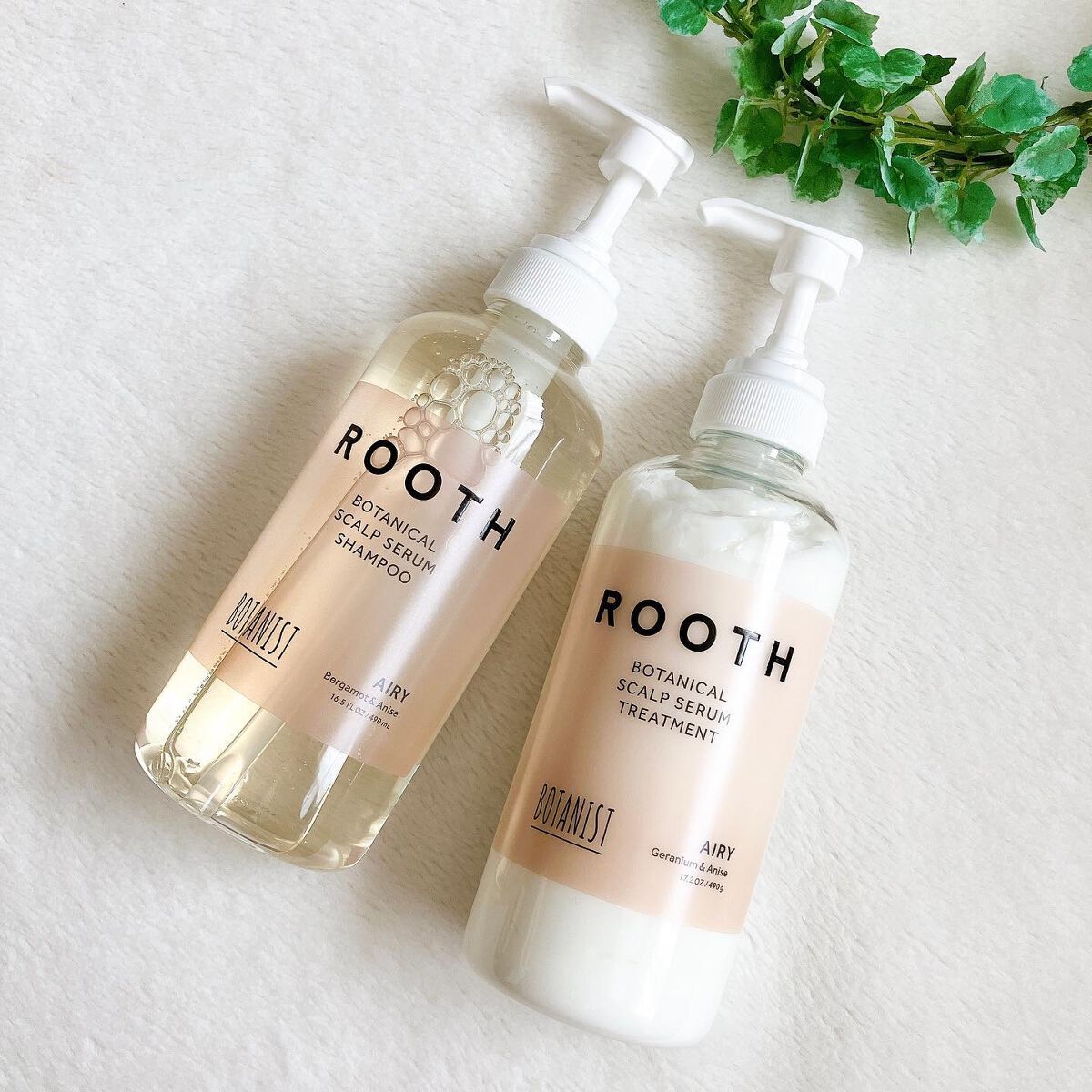 ルース ボタニカルスカルプセラム シャンプー・トリートメント（エアリー） ルース ボタニカルスカルプセラム シャンプー（エアリー）/BOTANIST/市販シャンプーを使ったクチコミ（1枚目）