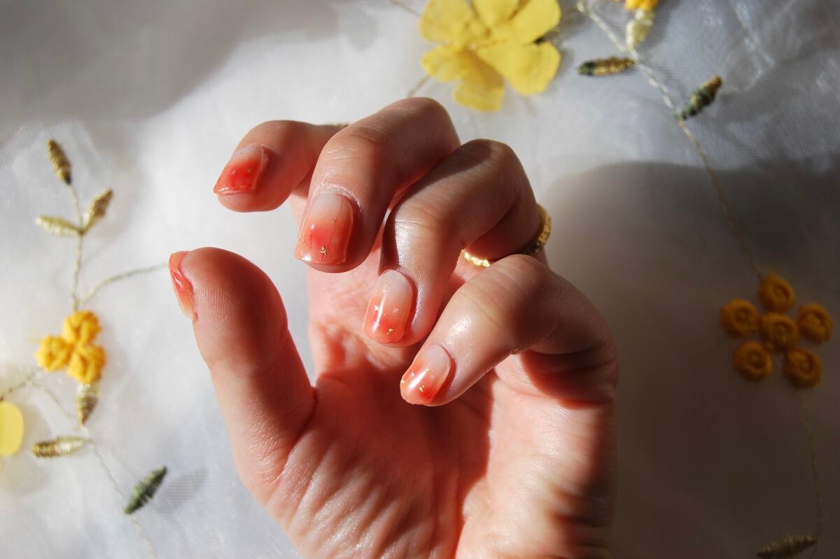 セミキュアジェルネイル(ハンド)/ohora/ネイルシールを使ったクチコミ(4枚目)