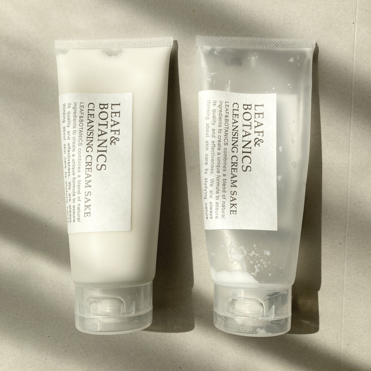 クレンジングクリーム 純米酒/LEAF＆BOTANICS /クレンジングクリームを使ったクチコミ（2枚目）