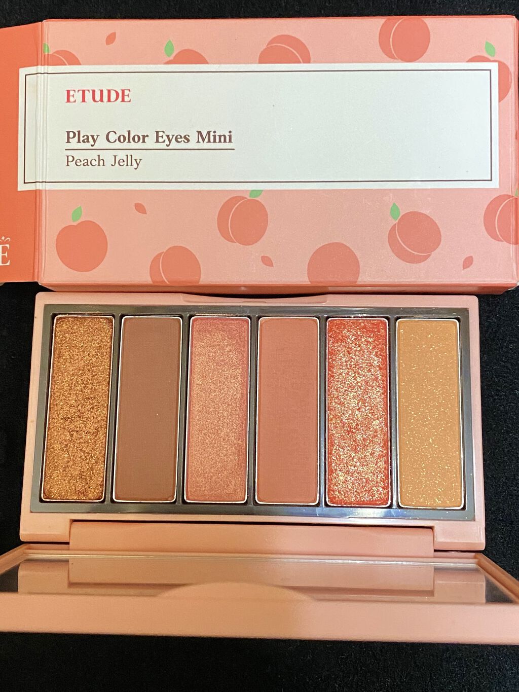 プレイカラーアイズミニ ピーチジェリー/ETUDE/アイシャドウパレットを使ったクチコミ（1枚目）
