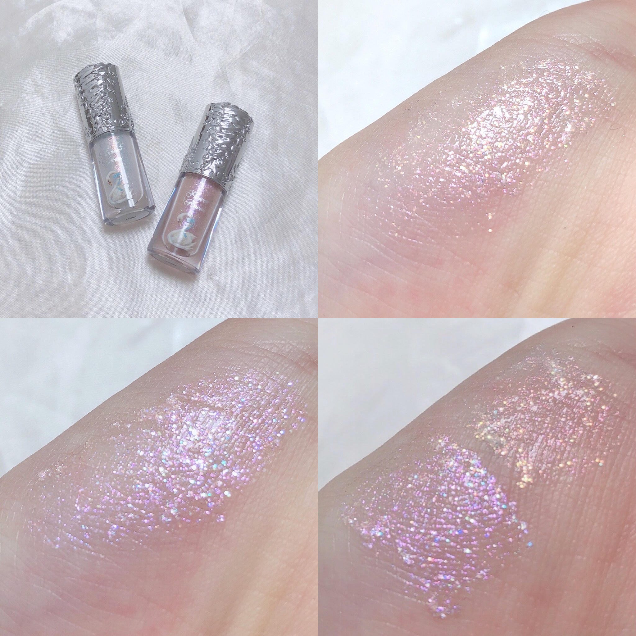 フラワーノーズ スワンバレエシリーズ リキッドアイシャドウ/FlowerKnows/リキッドアイシャドウを使ったクチコミ（2枚目）