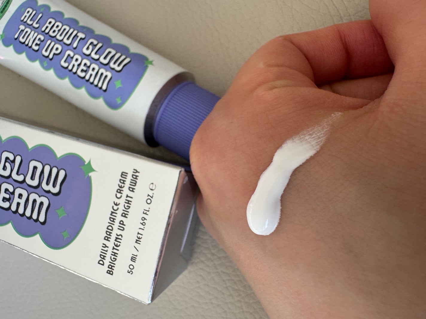 オールアバウトグロウトーンアップクリーム/CHASIN'RABBITS/化粧下地を使ったクチコミ(2枚目)