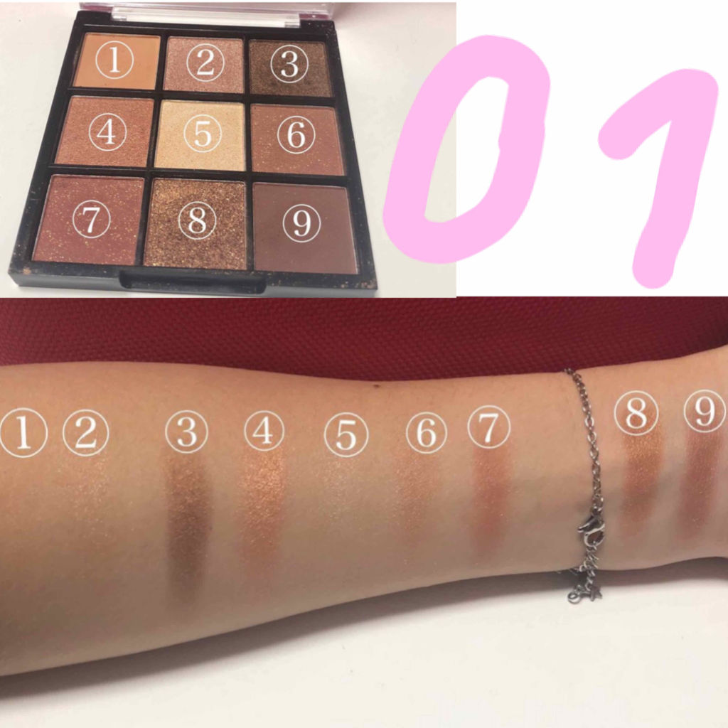 UR GLAM　BLOOMING EYE COLOR PALETTE/U R GLAM/アイシャドウパレットを使ったクチコミ（2枚目）