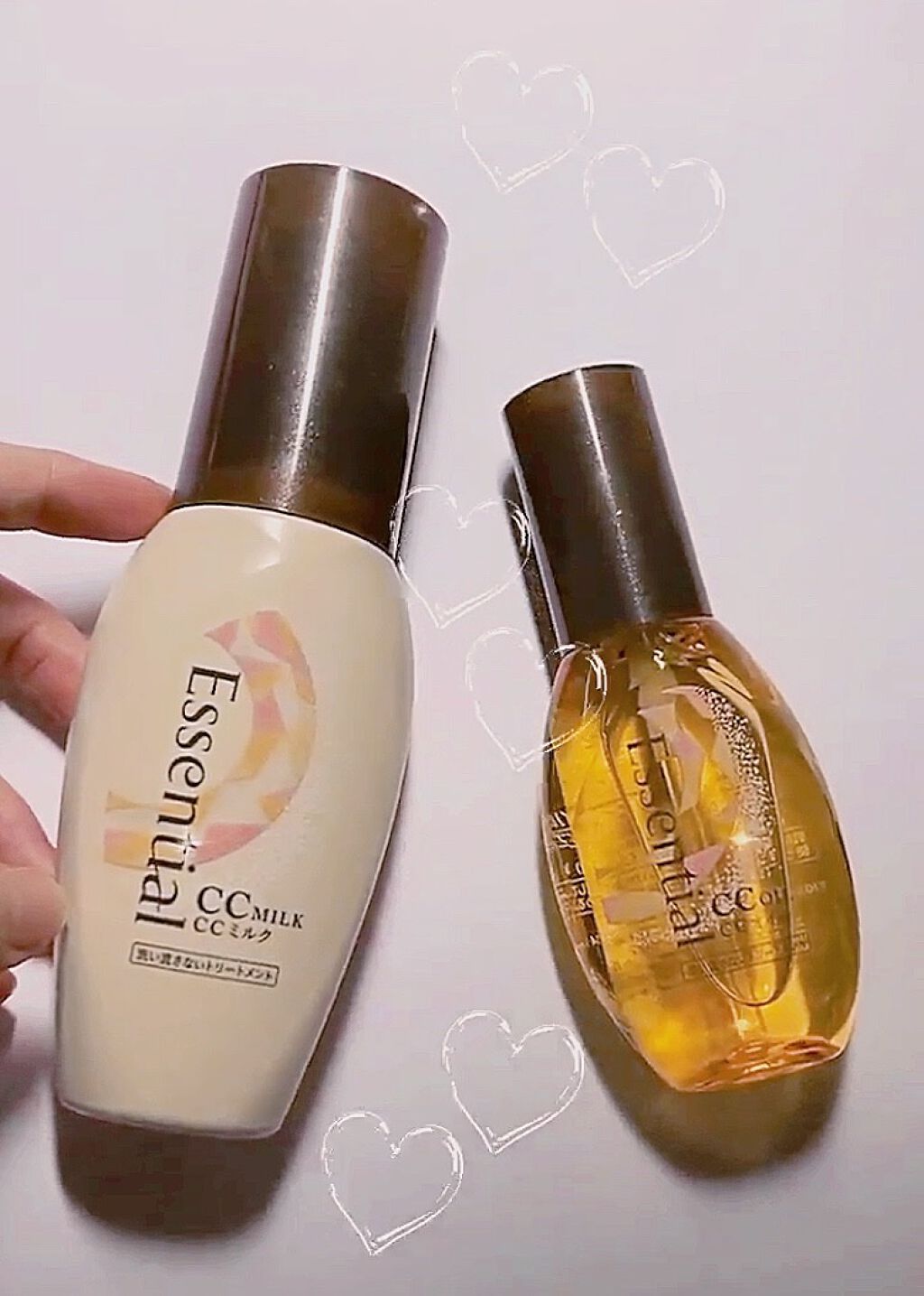CCミルク/エッセンシャル/ヘアミルクを使ったクチコミ（2枚目）