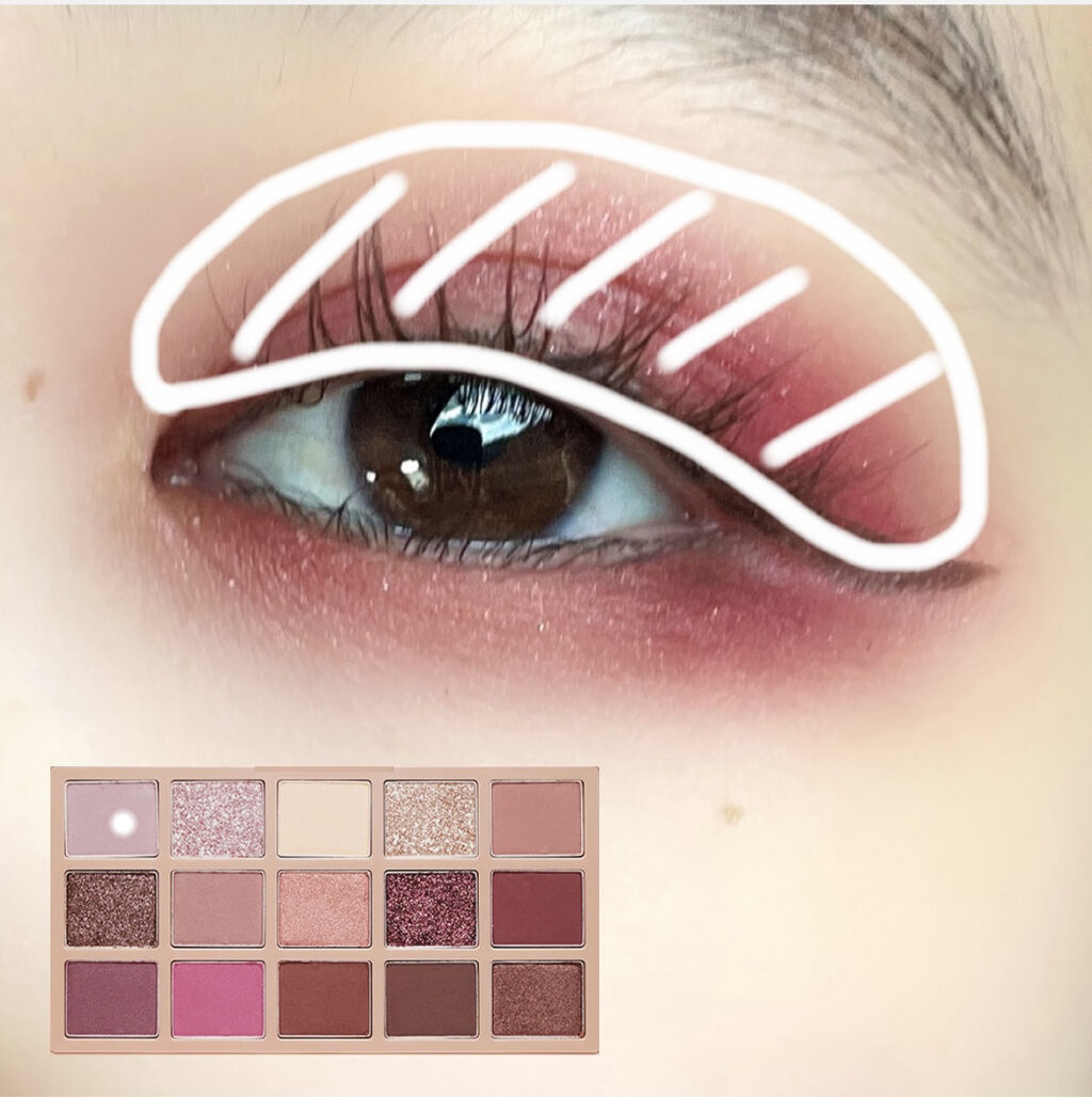 プレイカラーアイパレット ローズボム/ETUDE/アイシャドウパレットを使ったクチコミ（2枚目）