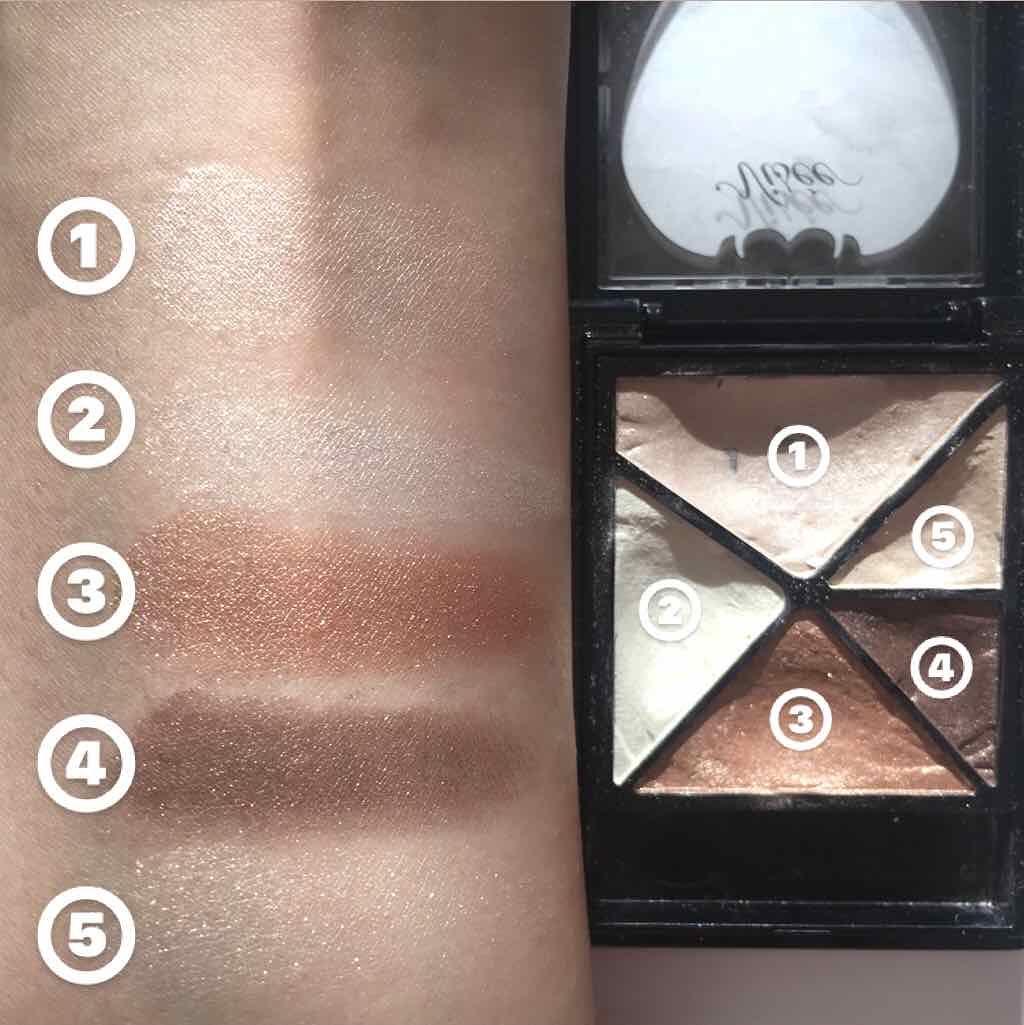 リシェ ヌーディリッチ アイズ BE-8 モカベージュ系/Visée/アイシャドウパレットを使ったクチコミ（3枚目）