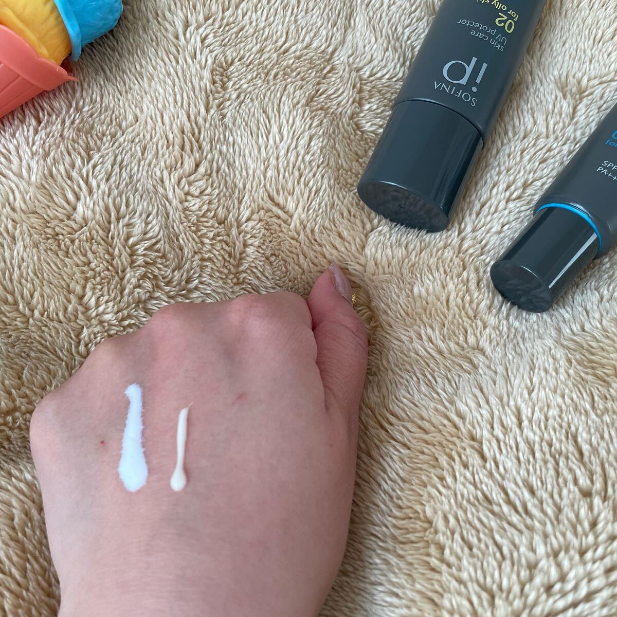 ソフィーナ iP スキンケアUV 01乾燥しがちな肌環境 SPF50+ PA++++/SOFINA iP/日焼け止めクリームを使ったクチコミ（3枚目）