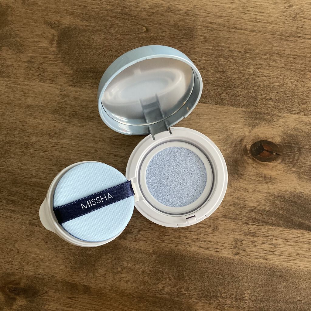 M クッションベース（ブルー）/MISSHA/化粧下地を使ったクチコミ（2枚目）