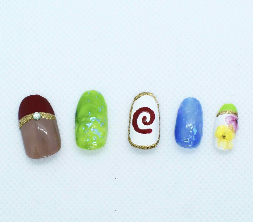 #セルフネイル,#ディズニーネイルのネイルデザイン