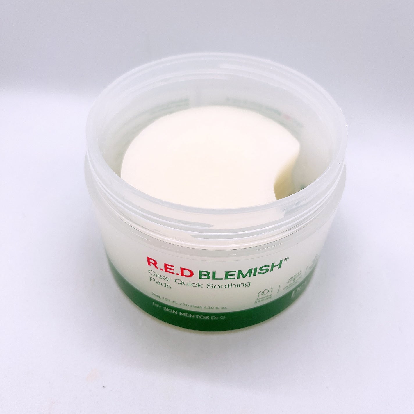 レッドブレミッシュクリアクイックスージングパック/Dr.G/拭き取り化粧水を使ったクチコミ(4枚目)