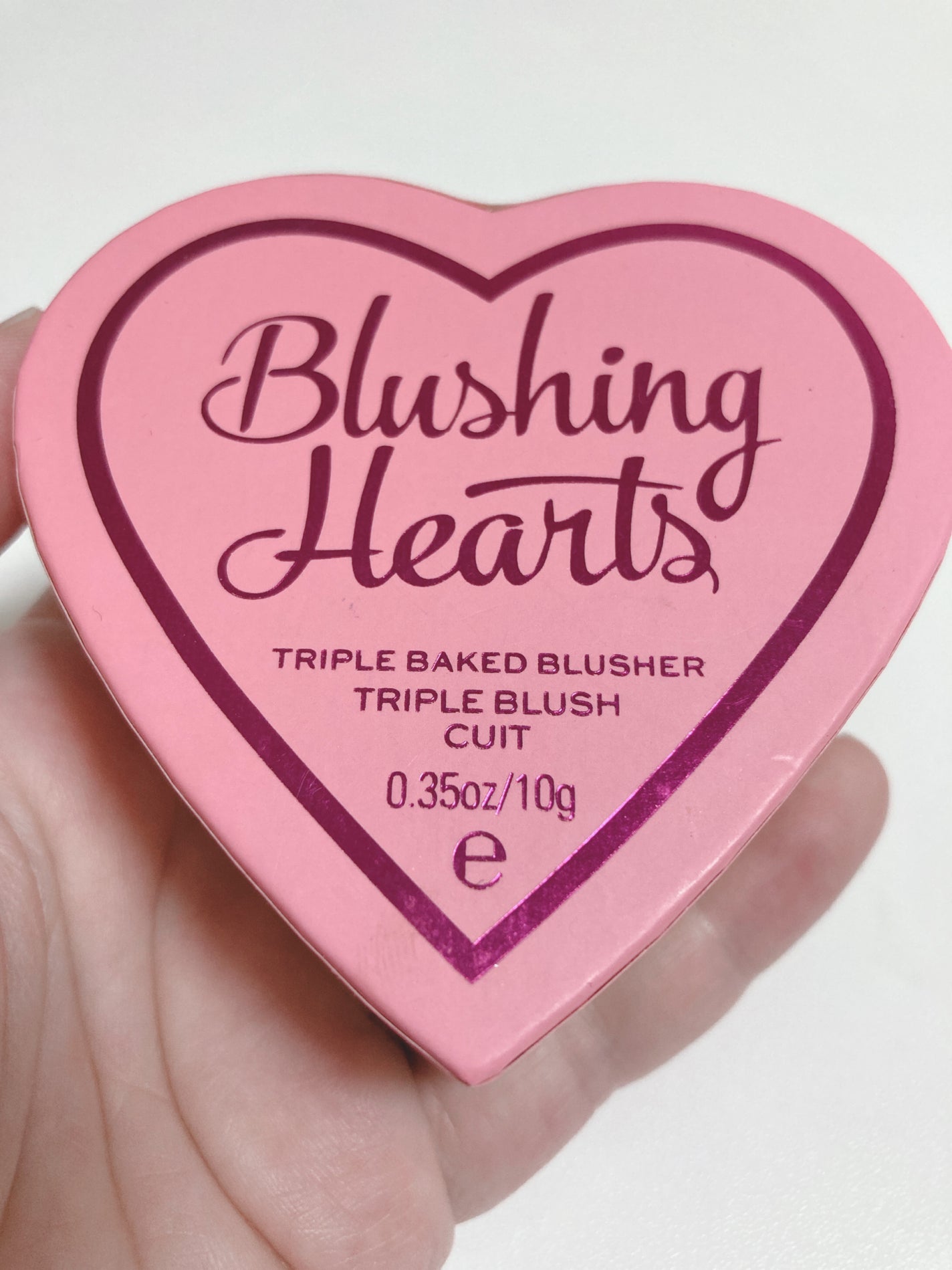 ブラッシング ハート/MAKEUP REVOLUTION/パウダーチークを使ったクチコミ(3枚目)
