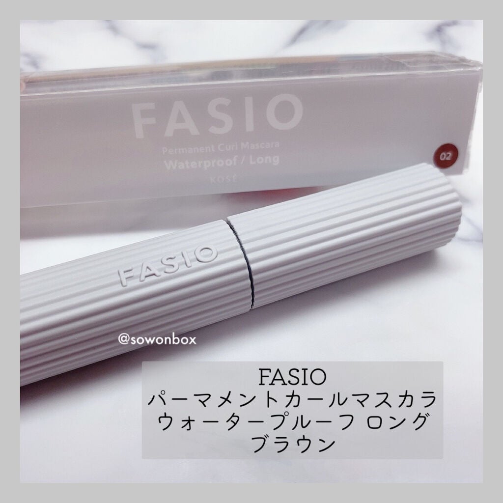 パーマネントカール マスカラ WP(ロング)/FASIO/マスカラを使ったクチコミ(1枚目)