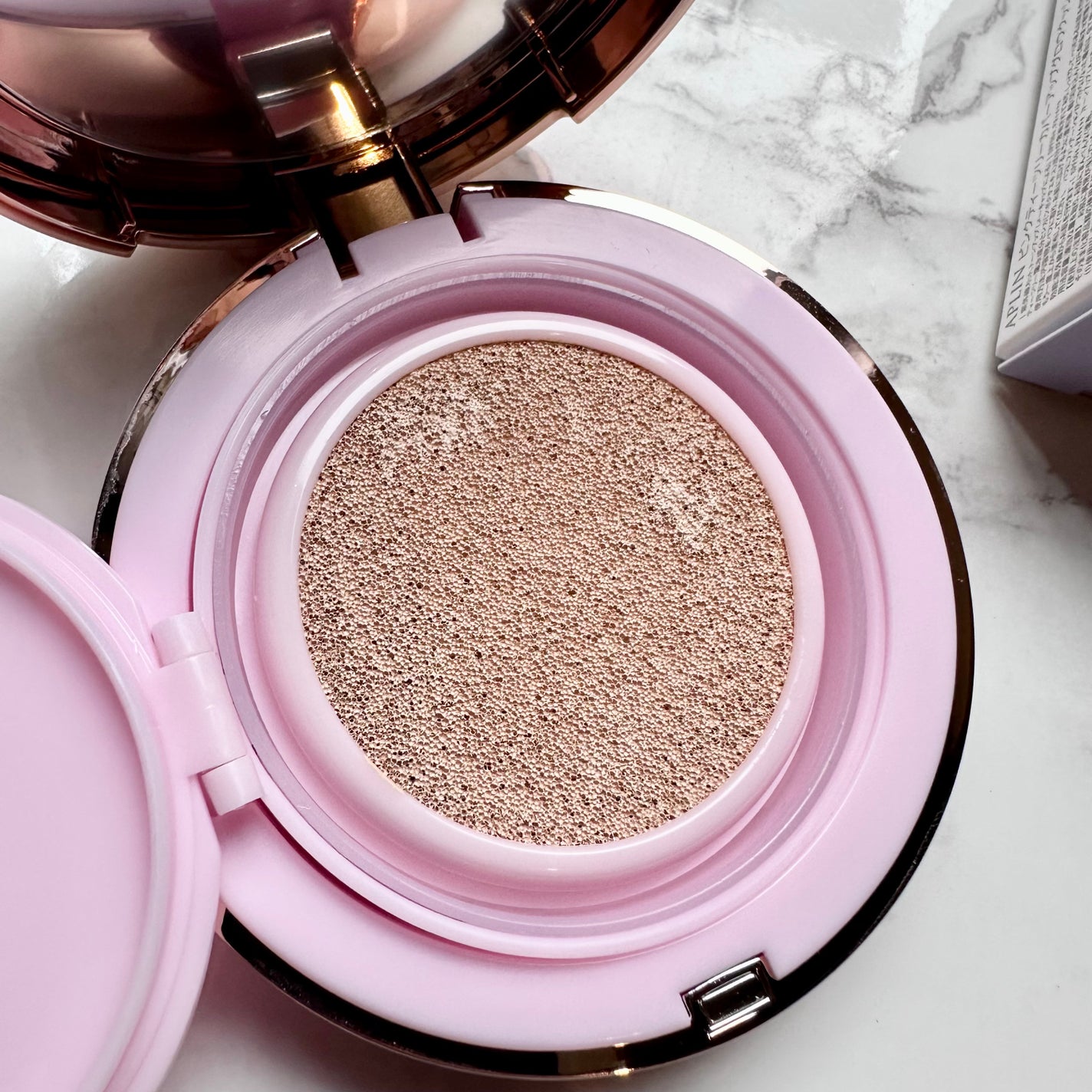 ピンクティーツリーカバーアップグロウクッション/APLIN/クッションファンデーションを使ったクチコミ(2枚目)