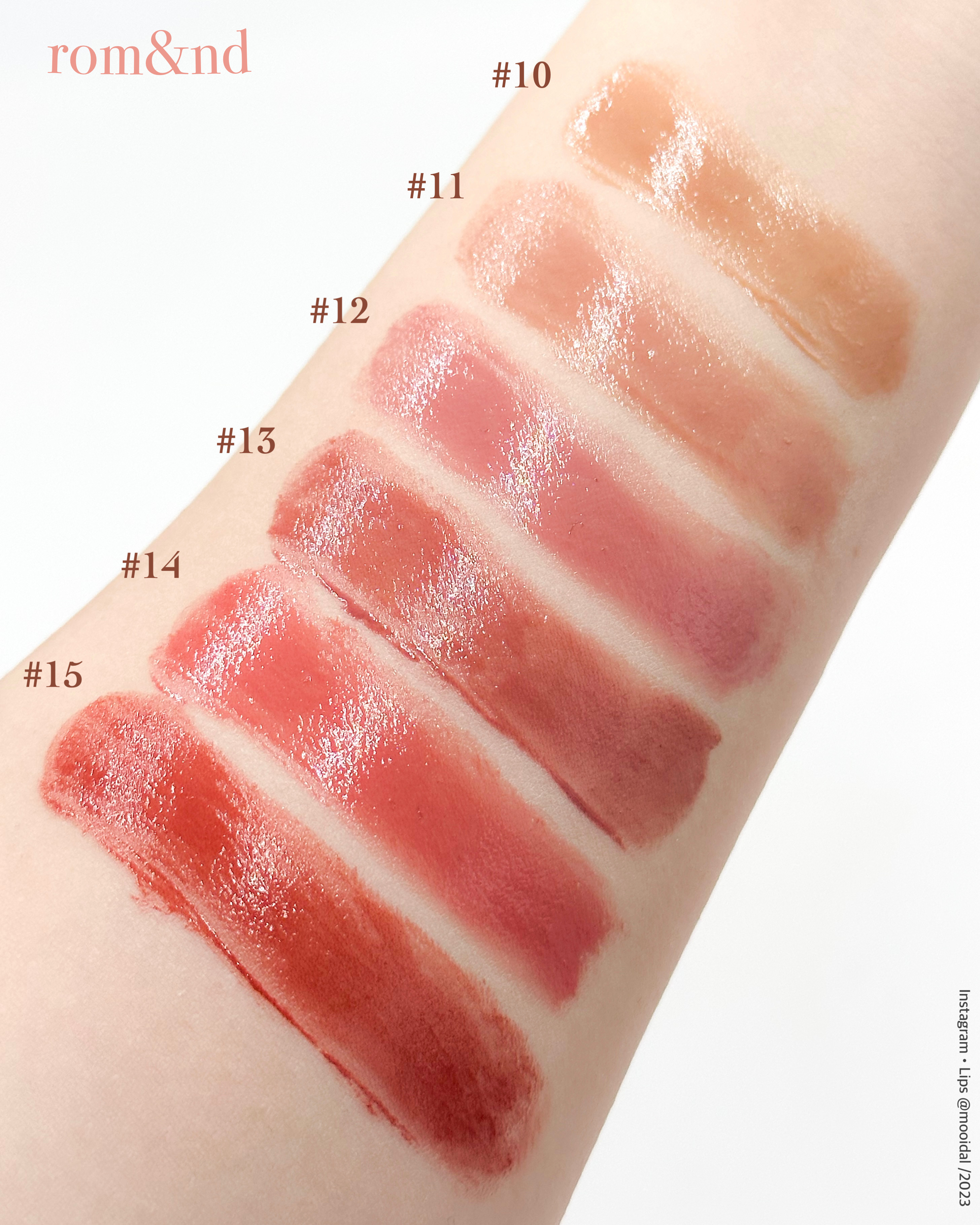 グラスティングメルティングバーム/rom&nd/リップバームを使ったクチコミ（3枚目）