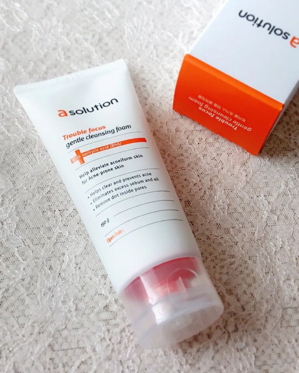 トラブルフォーカス ゼントルクレンジングフォーム/a solution/洗顔フォームを使ったクチコミ（2枚目）