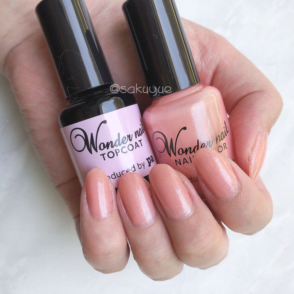 pa ワンダーネイル トップコート/pa nail collective/ネイルトップコートを使ったクチコミ（1枚目）