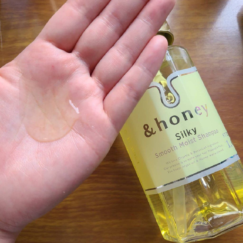 シルキー　スムースモイスチャー　シャンプー　1.0/ヘアトリートメント　2.0/&honey/市販シャンプーを使ったクチコミ（2枚目）