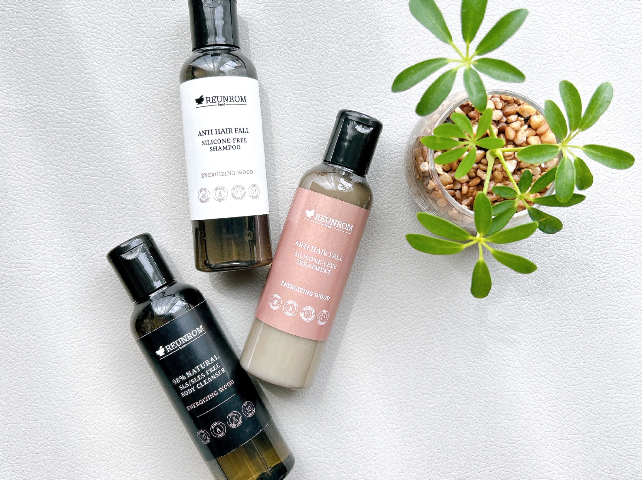 ボディ＆ヘアケア トラベルセット エナージングウッド/REUNROM/スキンケアキットを使ったクチコミ（2枚目）