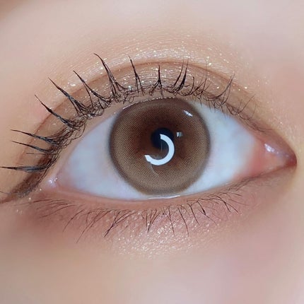 Dewy Kristin Monthly - ブラウン/Hapa kristin/カラーコンタクトレンズを使ったクチコミ(3枚目)