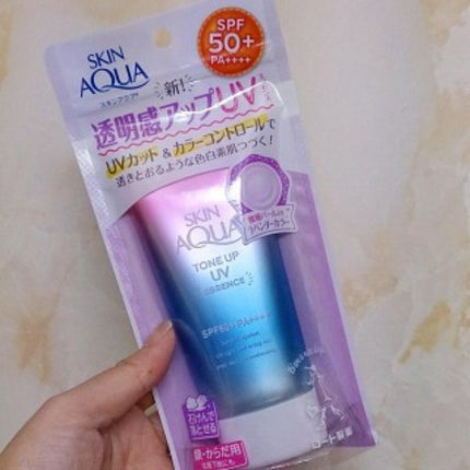 スキンアクア トーンアップUVエッセンス/スキンアクア/日焼け止めクリームを使ったクチコミ(1枚目)