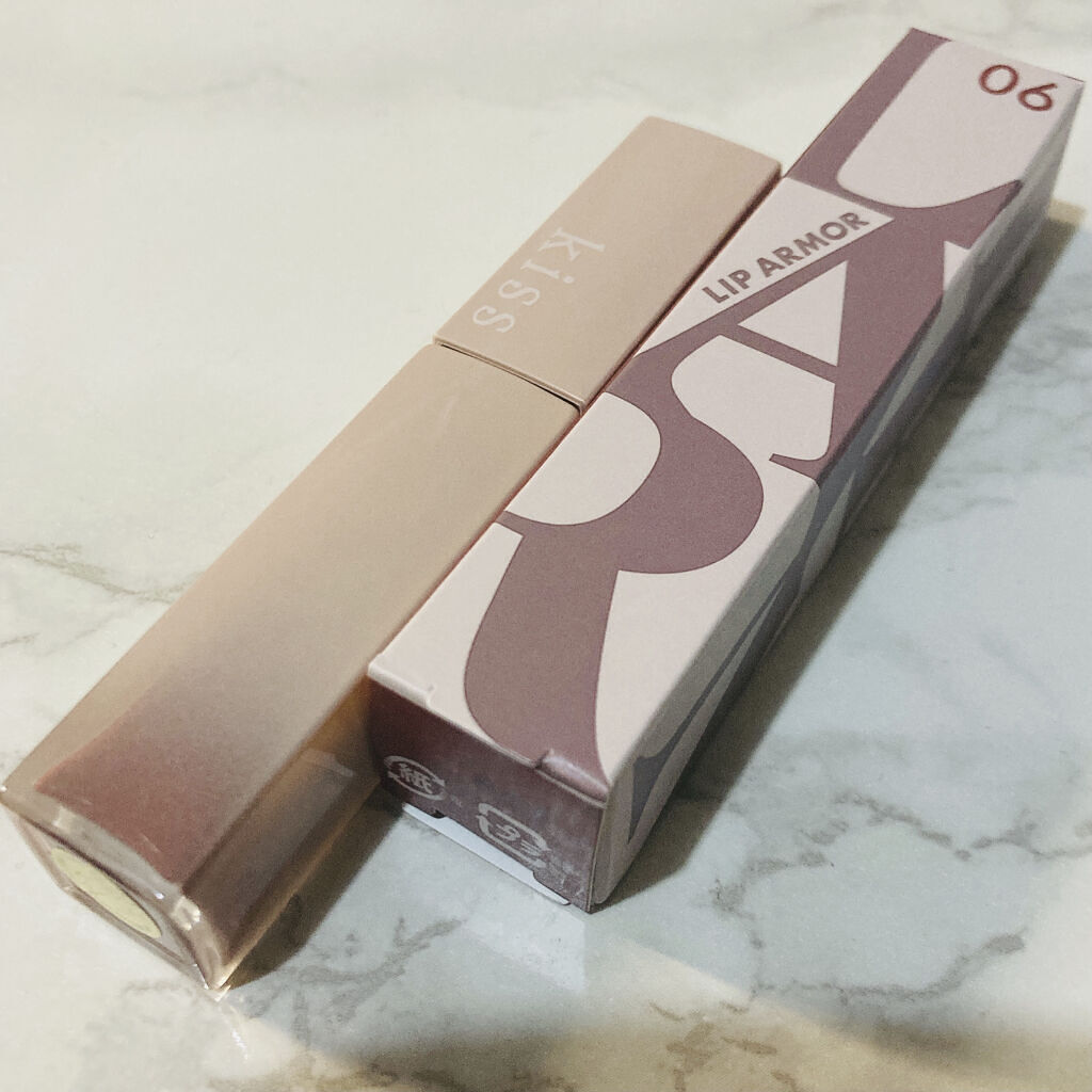 リップアーマー 06 熱帯のバラッド/KiSS/口紅を使ったクチコミ（1枚目）