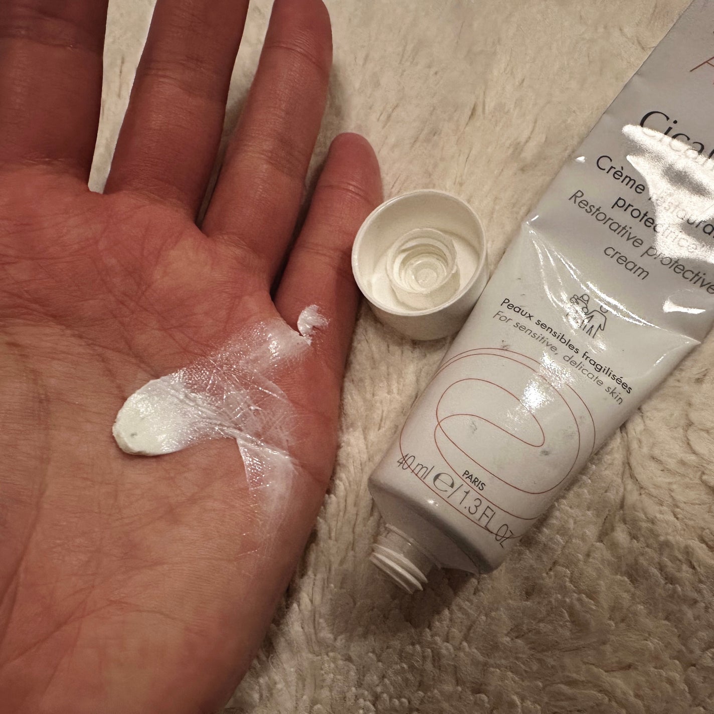 シカルファットプラス リペアクリーム/アベンヌ/フェイスクリームを使ったクチコミ(2枚目)