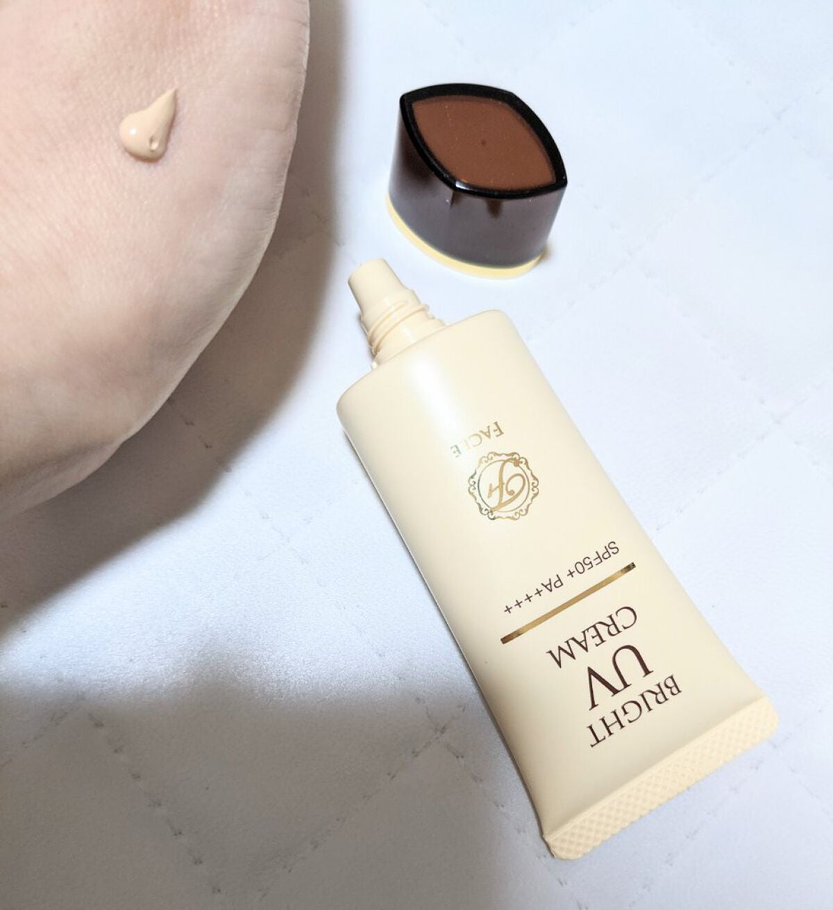 ブライトUVクリーム/Facee/日焼け止めクリームを使ったクチコミ(2枚目)