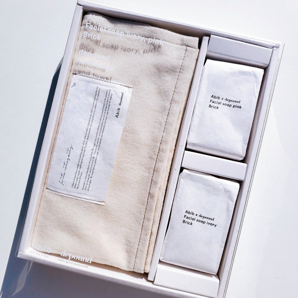  DepoundXAbib コラボキット Abib フェイスキット/Abib /洗顔石鹸を使ったクチコミ（1枚目）