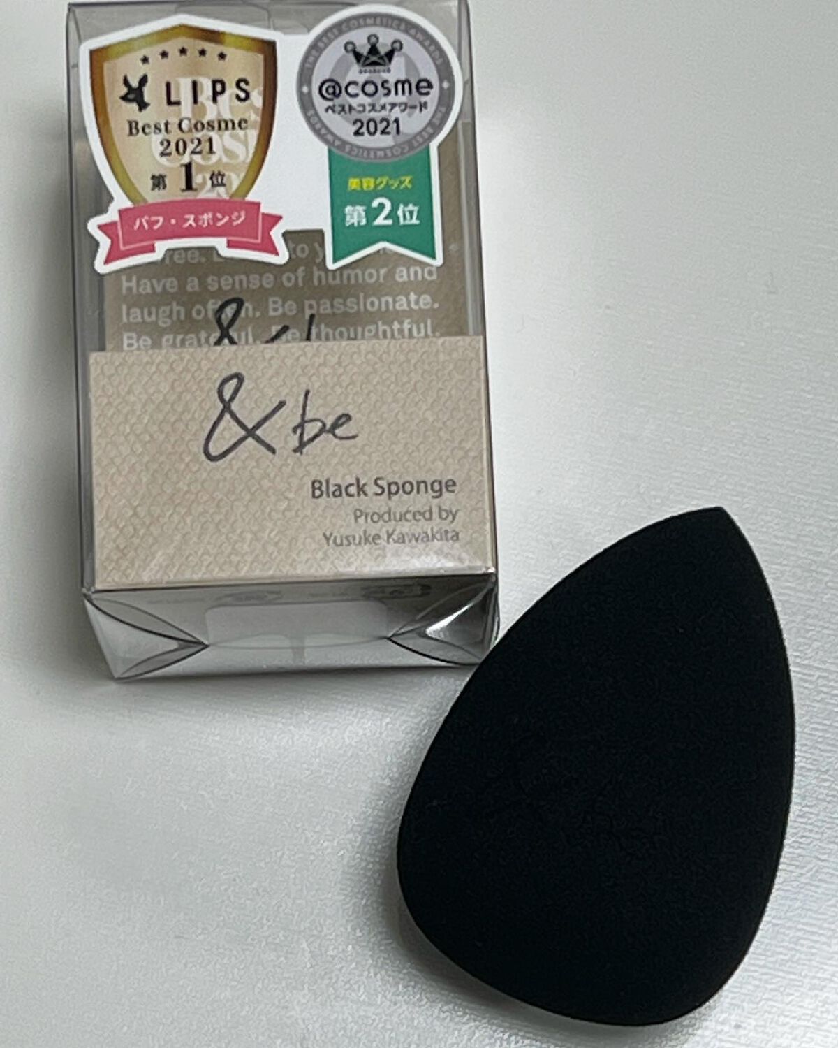 &be ブラックスポンジ/&be/パフ・スポンジを使ったクチコミ(1枚目)