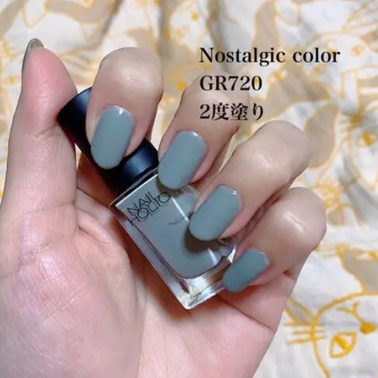 ネイルホリック Nostalgic color GY035/ネイルホリック/マニキュアを使ったクチコミ（2枚目）