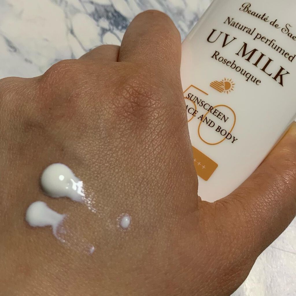 ナチュラル パフュームド UVミルク/ボーテ デュ サエ/日焼け止め・UVケアを使ったクチコミ(2枚目)