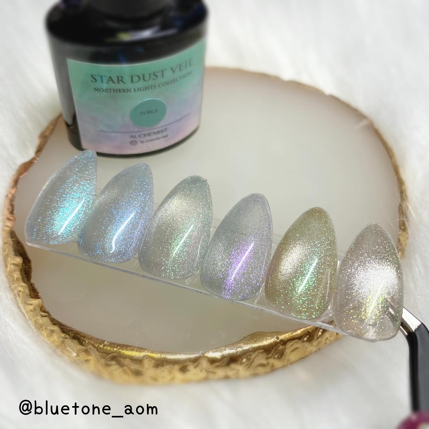 STAR DUST VEIL NORTHER LIGHTS COLLECTION/cocoronail/ネイル用品を使ったクチコミ（2枚目）