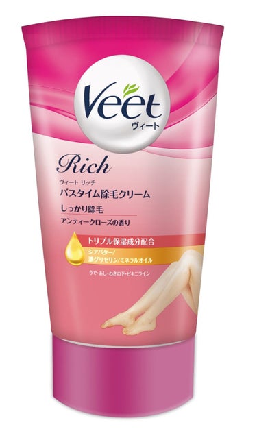 ヴィート Rich バスタイム除毛クリーム しっかり除毛 Veet