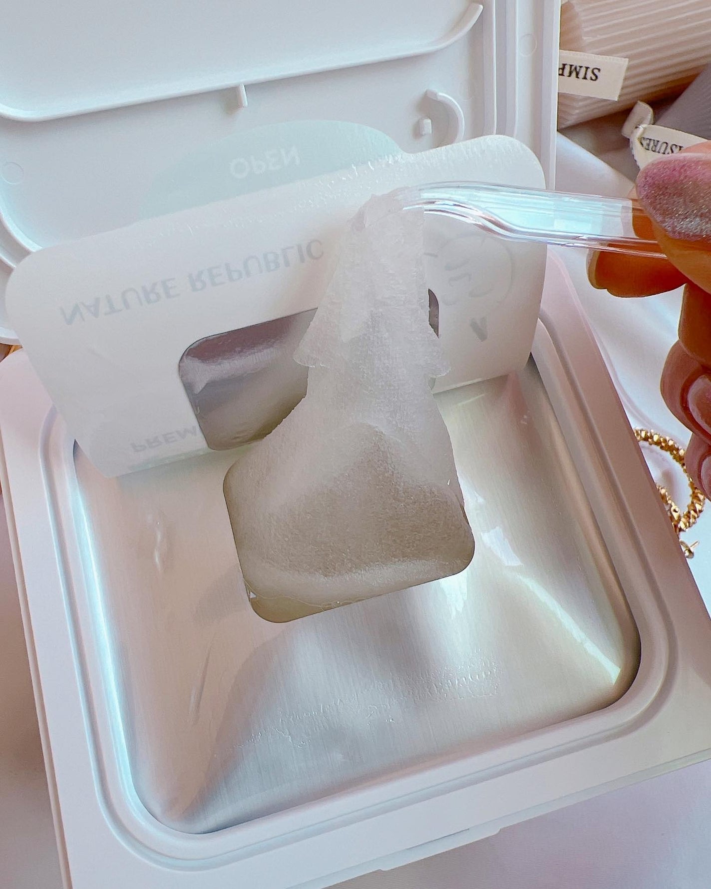 キューブマスク レチノール/ネイチャーリパブリック/シートマスク・パックを使ったクチコミ(4枚目)