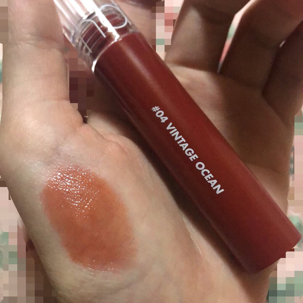 グラスティングウォーターティント/rom&nd/リップティントを使ったクチコミ（2枚目）