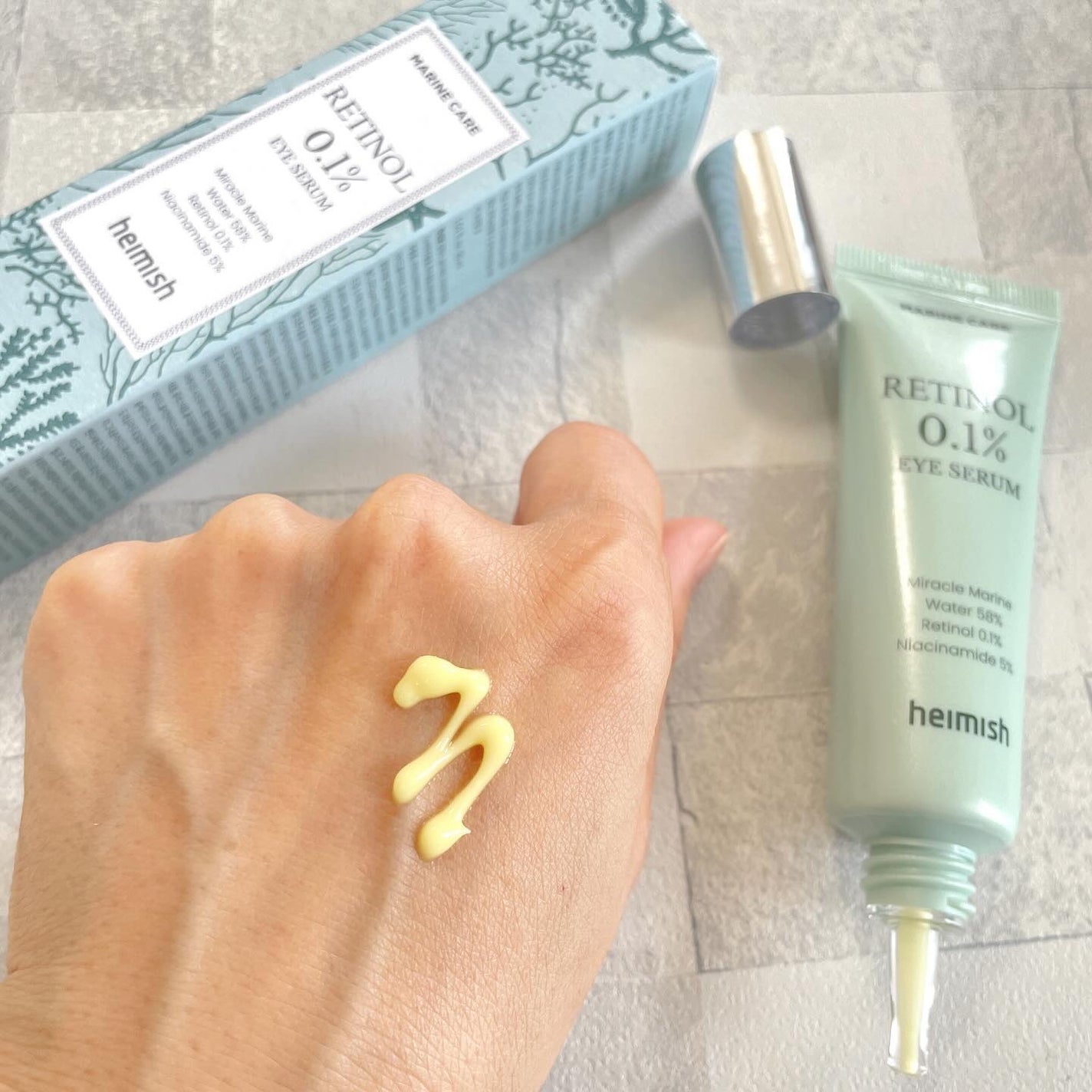 マリンケア レチノールアイセラム/heimish/アイケア・アイクリームを使ったクチコミ(3枚目)
