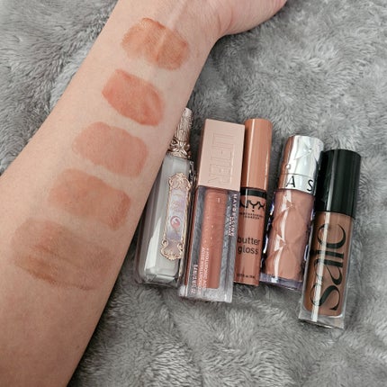 バターグロス/NYX Professional Makeup/リップグロスを使ったクチコミ(2枚目)