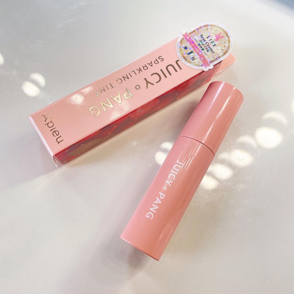 アピュー ジューシーパン スパークリングティント/A’pieu/口紅を使ったクチコミ(4枚目)