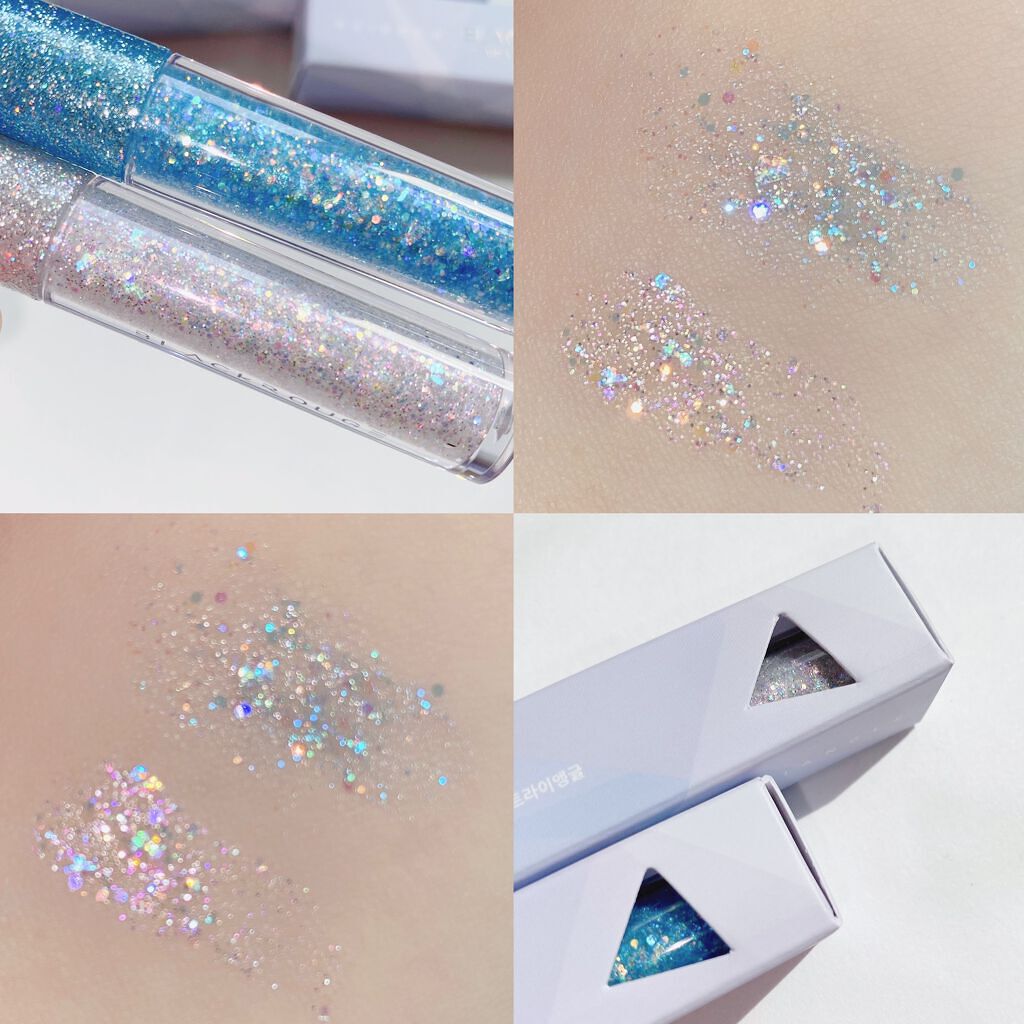 パールブリーアイグリッター/BLACK ROUGE/グリッターを使ったクチコミ（3枚目）