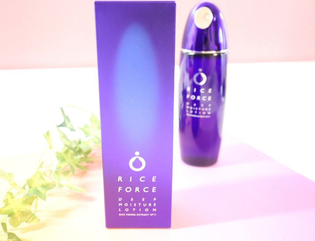 ディープモイスチュアローション/ライスフォース/化粧水を使ったクチコミ(4枚目)