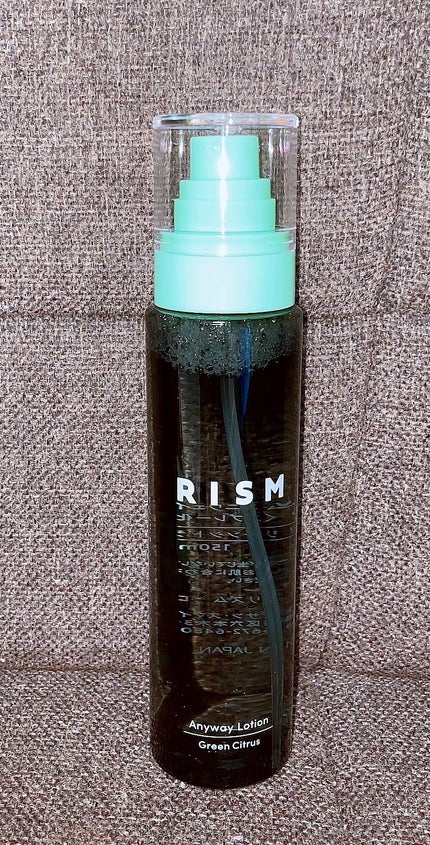 エニウェイ ローション グリーンシトラスの香り/RISM/ミスト状化粧水を使ったクチコミ(2枚目)
