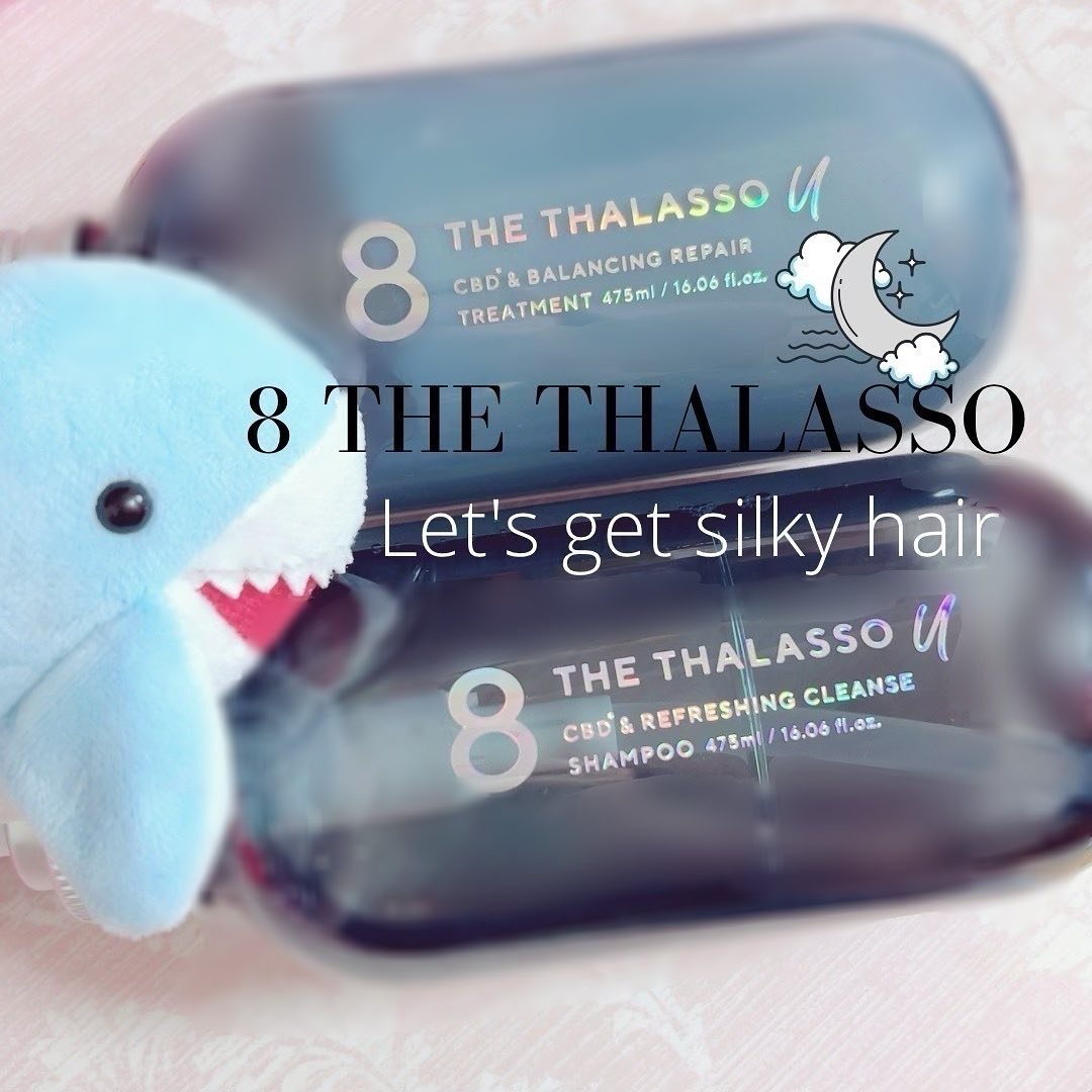 エイトザタラソ ユー CBD＆リフレッシング クレンズ 美容液シャンプー／CBD＆バランシング ダメージリペア 美容液ヘアトリートメント/エイトザタラソ/市販シャンプーを使ったクチコミ（1枚目）