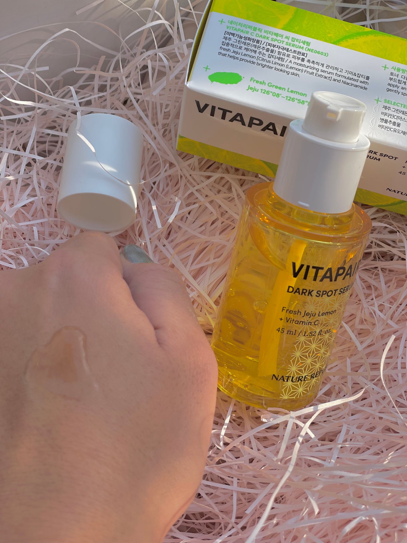 ビタペアC ダークスポットセラム/ネイチャーリパブリック/美容液を使ったクチコミ(4枚目)