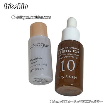 ☁️ #3のレビュー

《It's skin》

it's skin のミニサイズサンプル2つ
使ったので自分用にも使用感メモ__✍️🏻


＊ Collagen Nutrition Toner

とろ