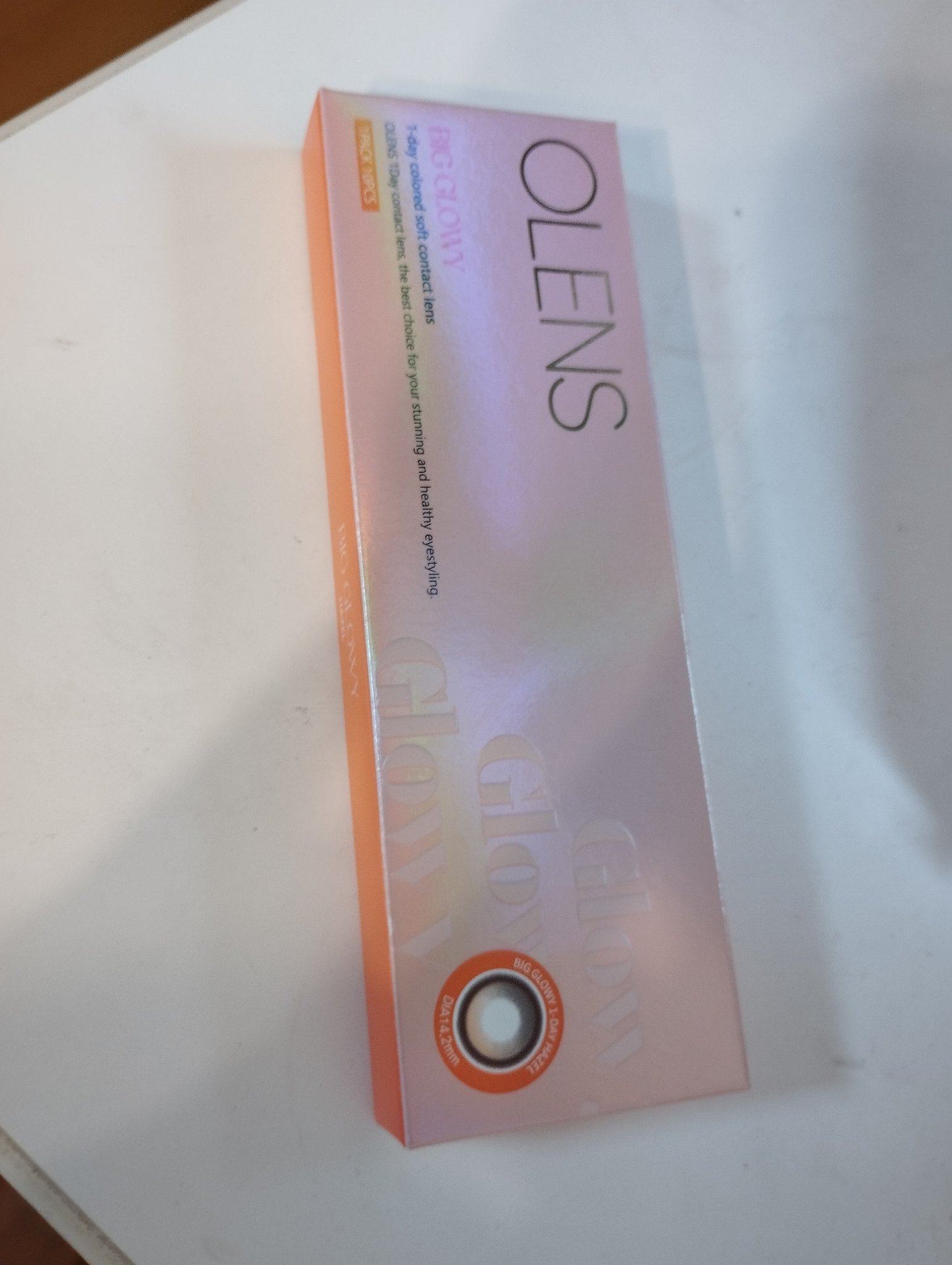 Big Glowy 1day ヘーゼル/OLENS/ワンデー（１DAY）カラコンを使ったクチコミ（3枚目）